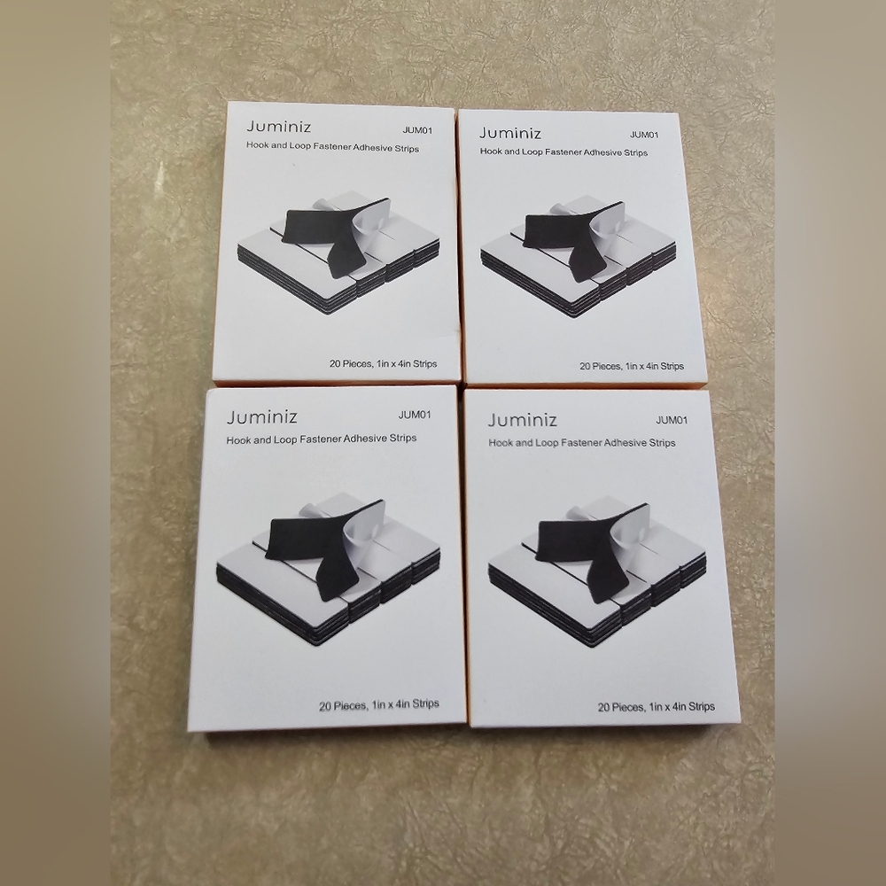 Juminiz Hook and Loop Fastener Adhesive Strips